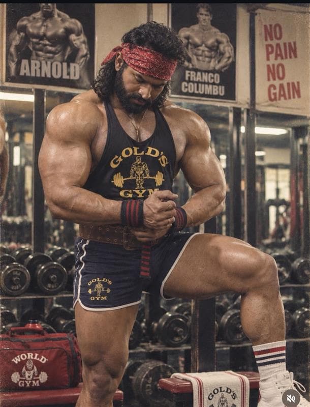 Pankaj Gurjar training