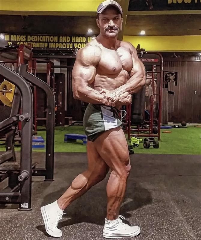 Pankaj Gurjar training
