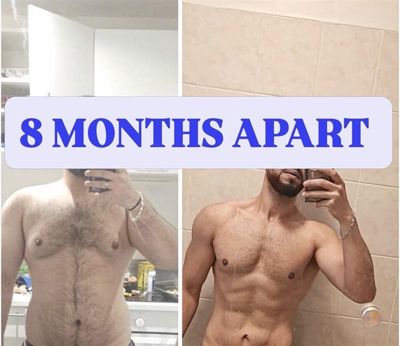 Client transformation — Fat loss and definition